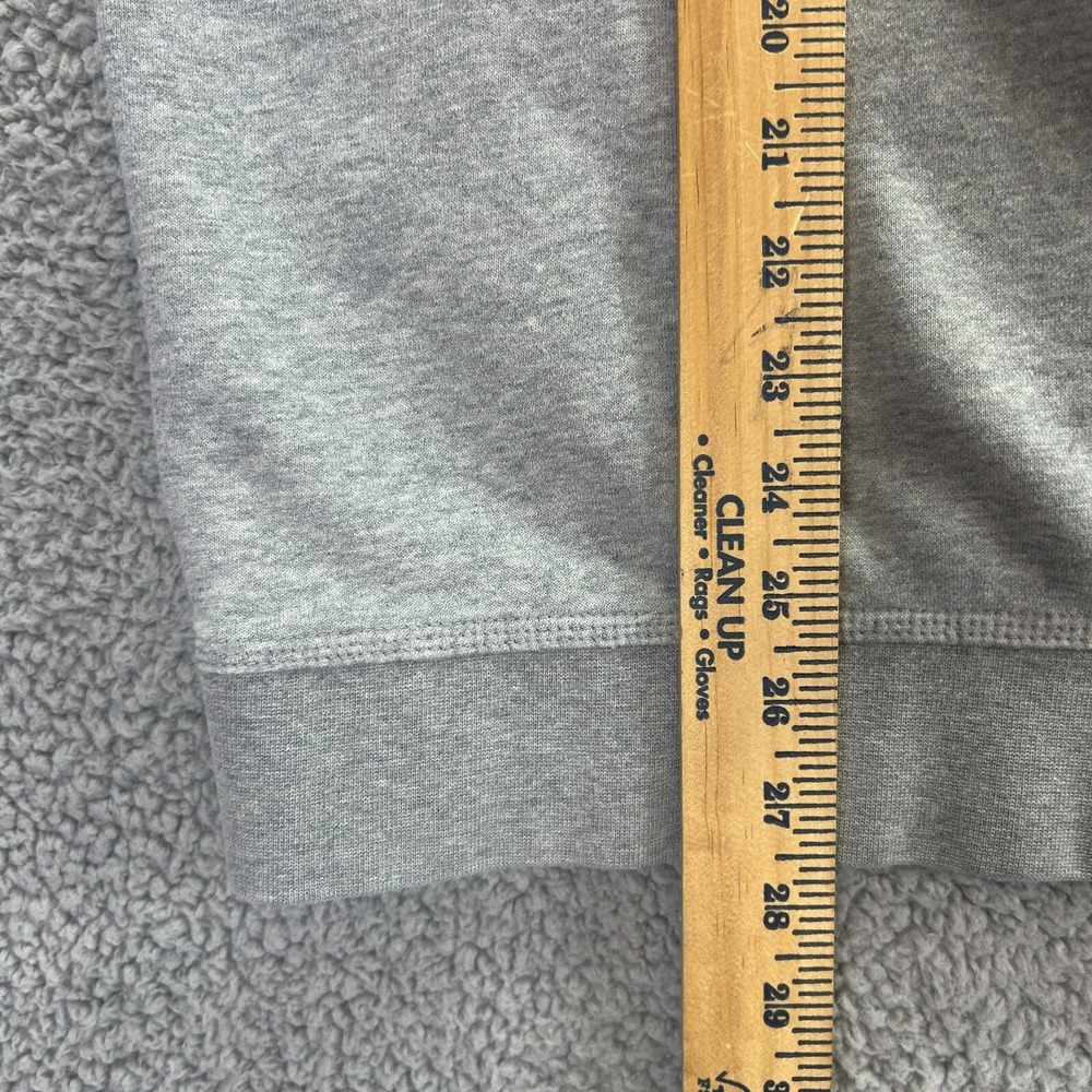 Nike Hoodie Mens XL Gray Center Swoosh Vector Claw‎ Ribbed Cuff & Hem Drawstring - Picture 11 of 13